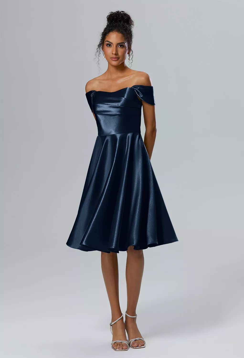 AW Yasmin Dark Navy  Spring Wedding Guest Dresses